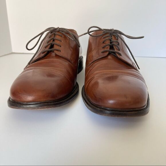 Mens Johnson and Murphy Brown Leather Oxford shoes
